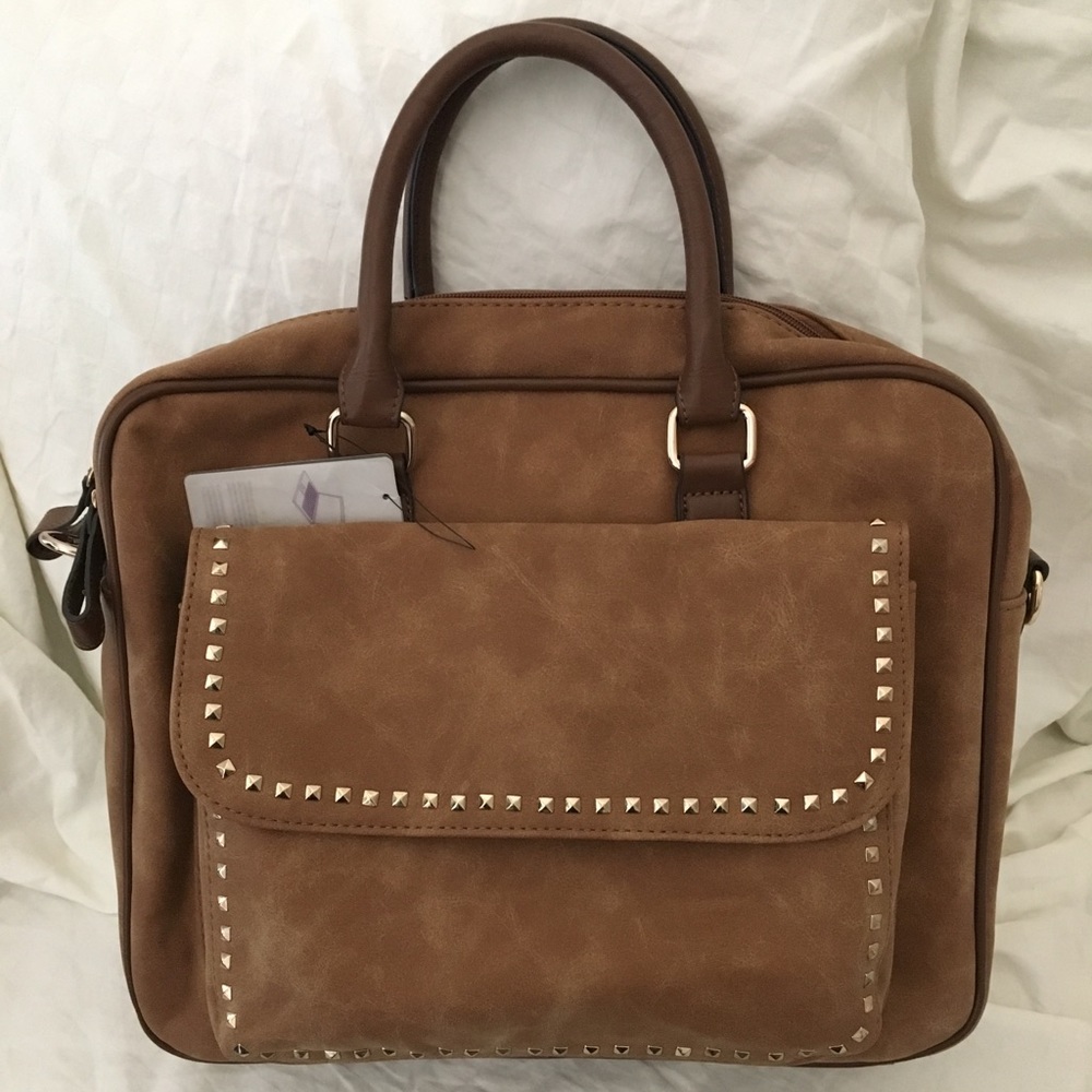 Parfois Suede Laptop / Work Bag
